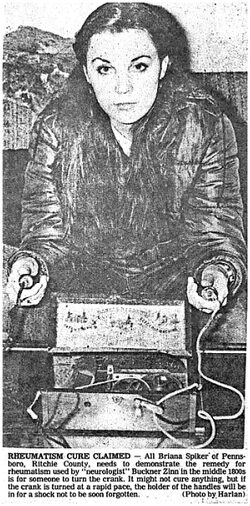 Clipping from
The Parkersburg News, Sunday, April 19, 1981.
Submitted by Nancy Allman.