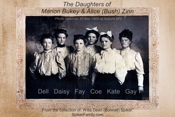 The Daughters of Marion Bukey & Alice (Bush) Zinn